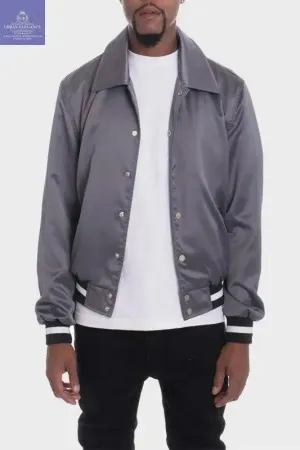 LUXURY Satin Bomber Jacket