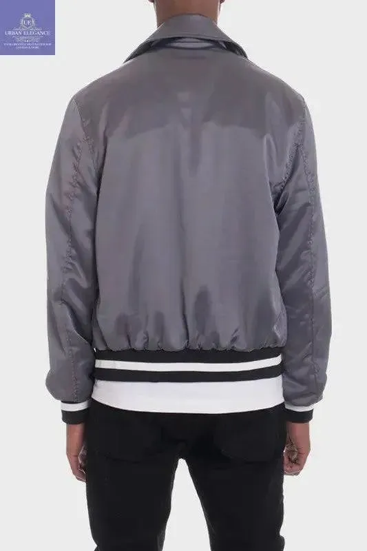LUXURY Satin Bomber Jacket