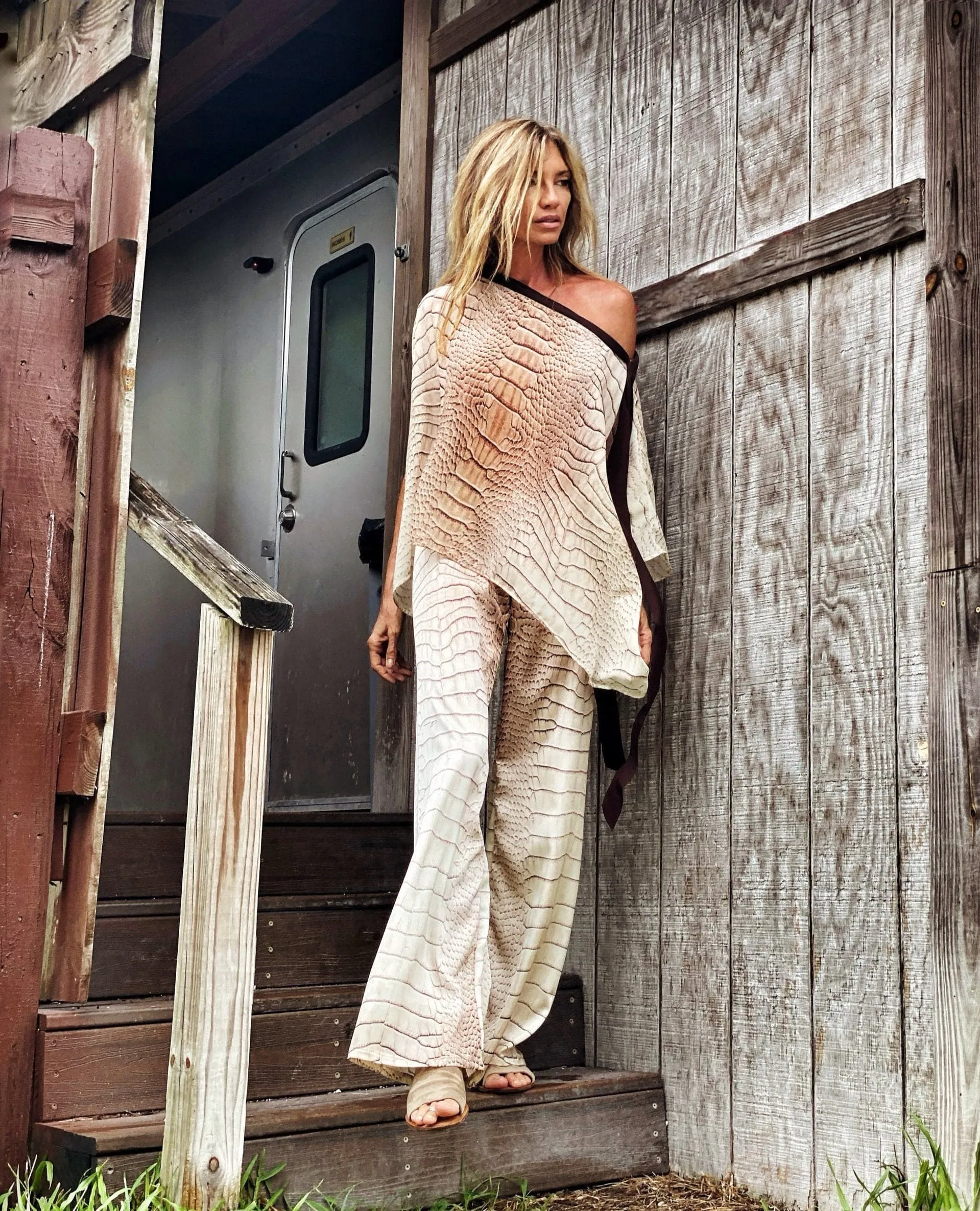Mariah Top Alligator
