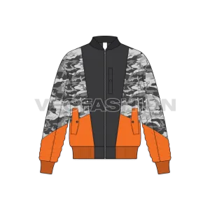 Mens Camo Fashion Jacket