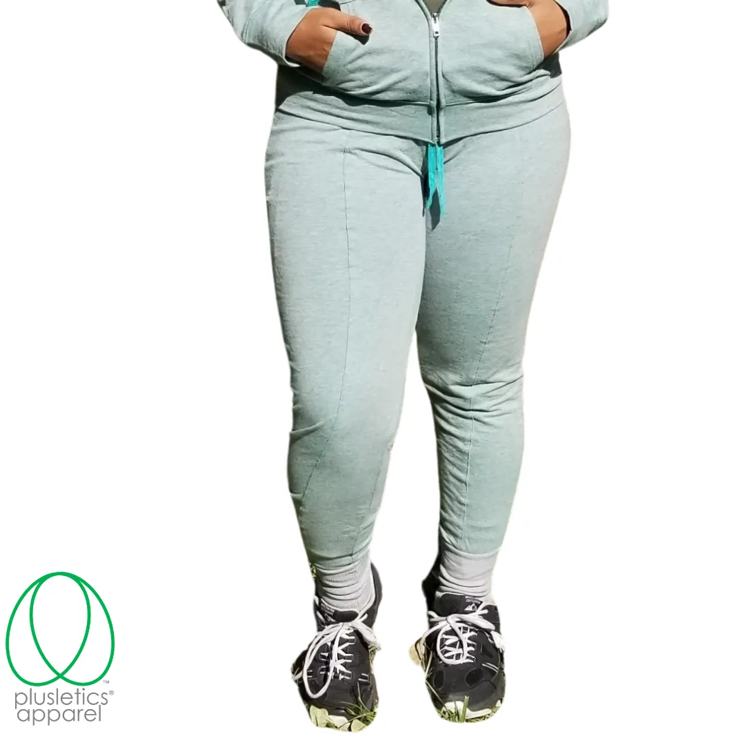Metro Cuffed Joggers - Marl Jade
