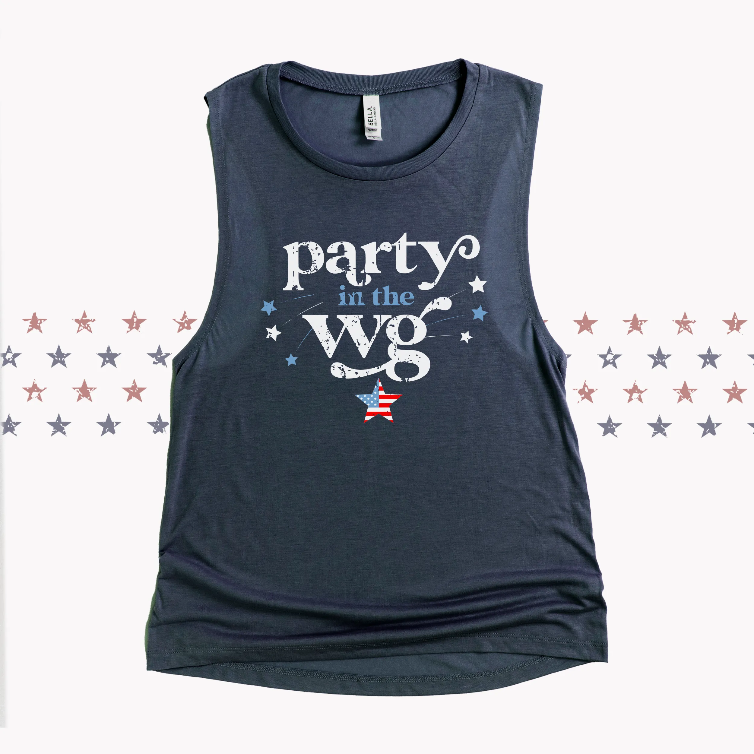 party in the WG shirt front only webster groves fourth of july shirt