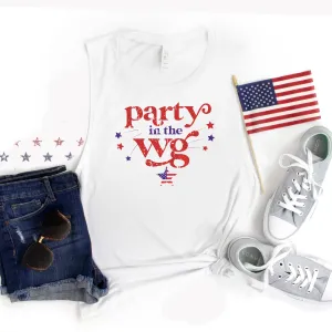party in the WG shirt front only webster groves fourth of july shirt