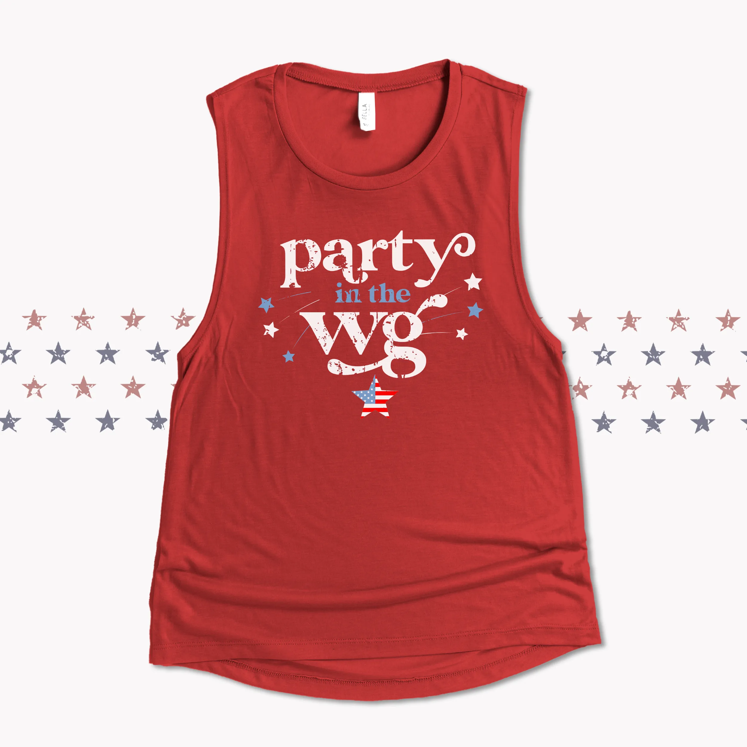 party in the WG shirt front only webster groves fourth of july shirt