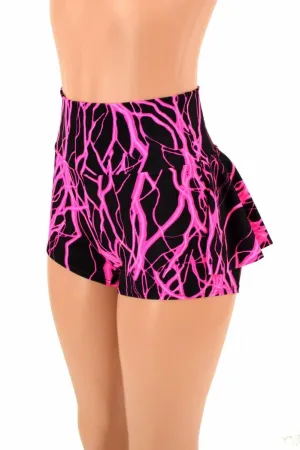 Pink Lightning Ruffle Rump Shorts