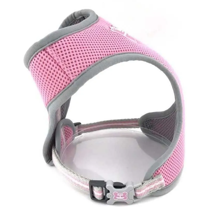Pink Mesh Dog Harness