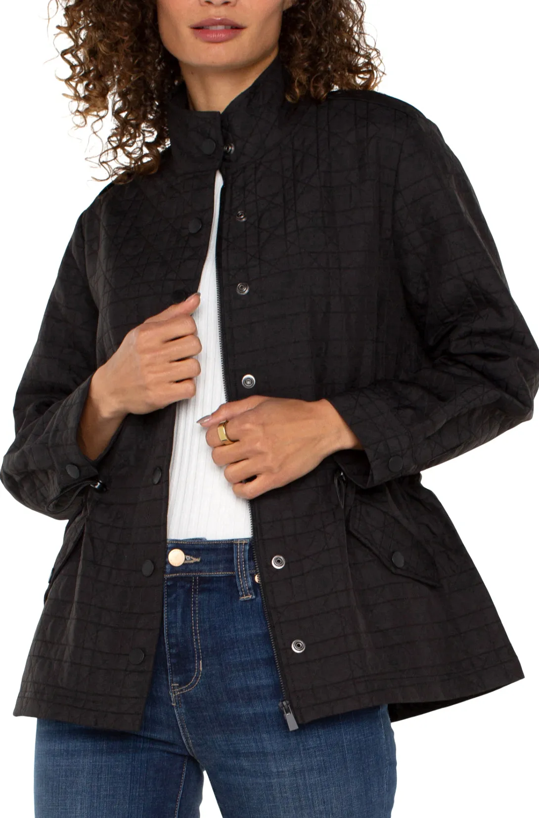 Quilted Black Jacket