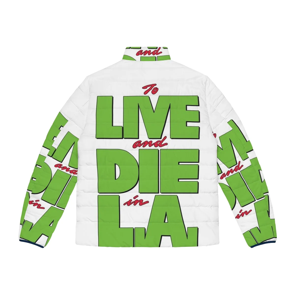 "To Live and Die in L.A." Inspired Puffer Jacket