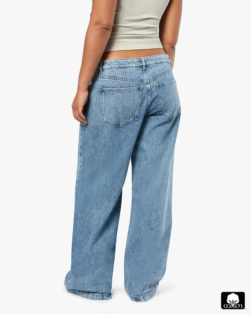 Relaxed Low Rise Baggy Pant