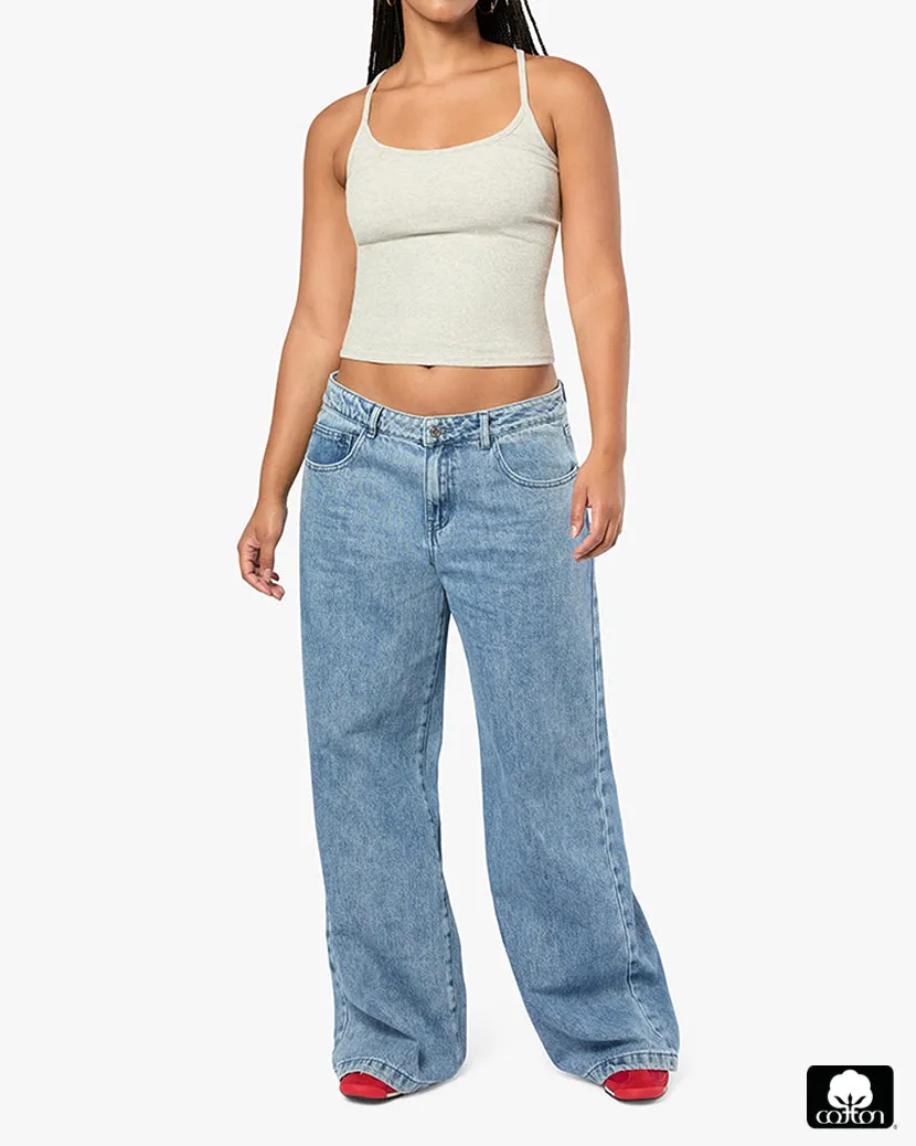 Relaxed Low Rise Baggy Pant