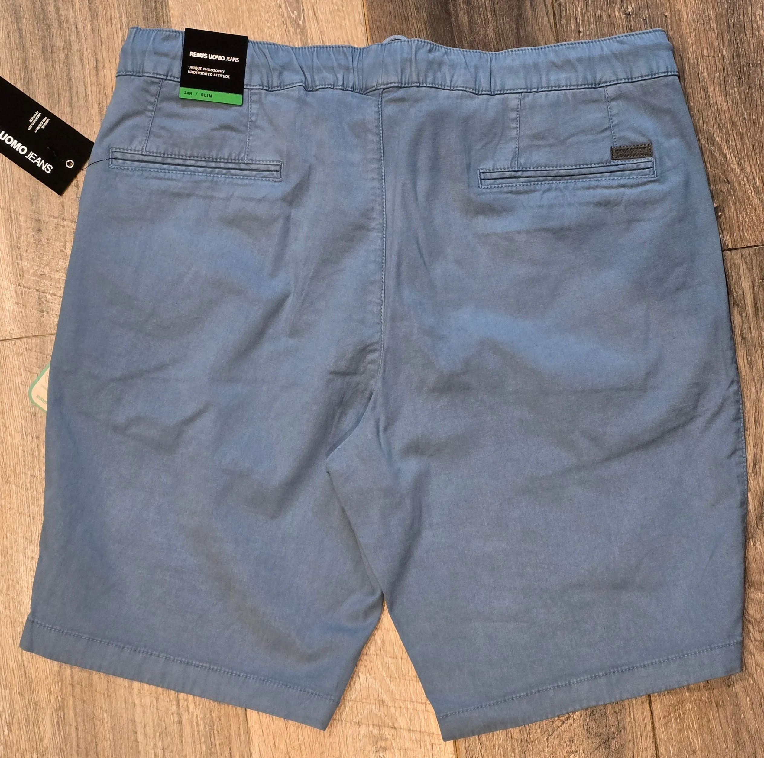 Remus Uomo Slim Leg Cotton-Stretch Chino Shorts