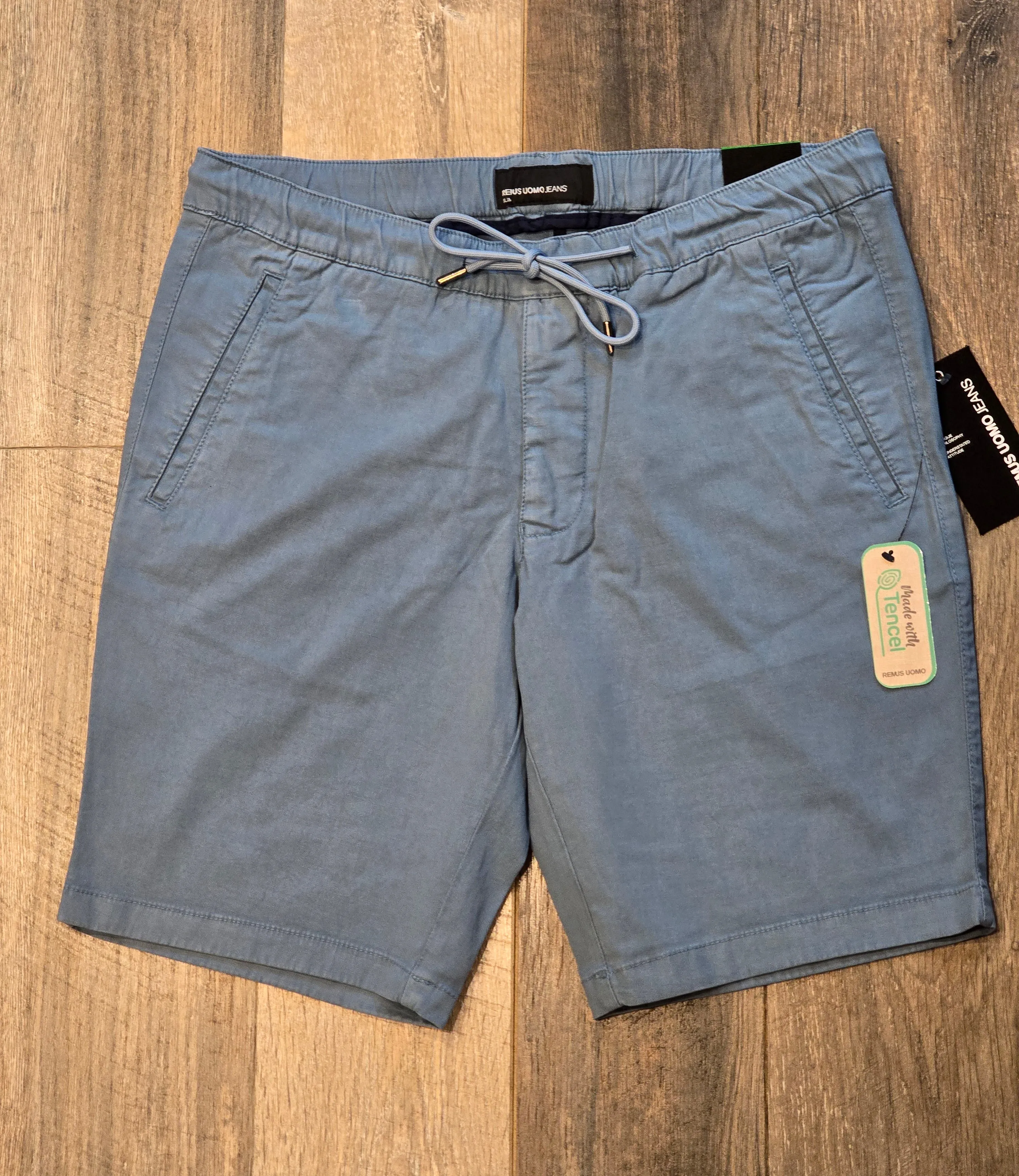 Remus Uomo Slim Leg Cotton-Stretch Chino Shorts