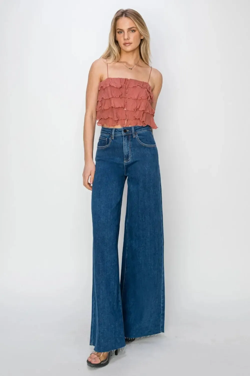 Robin RISEN High Rise Palazzo Jeans