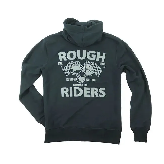 Rusty Pistons Riggins Zip Hoodie Blue