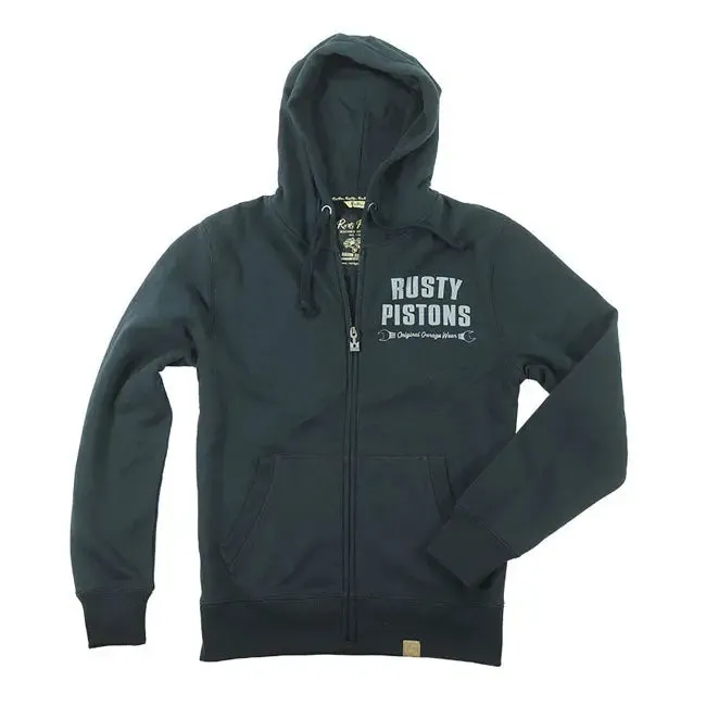 Rusty Pistons Riggins Zip Hoodie Blue