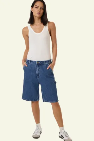Slouch Carpenter Short - Double Rinsed Blues