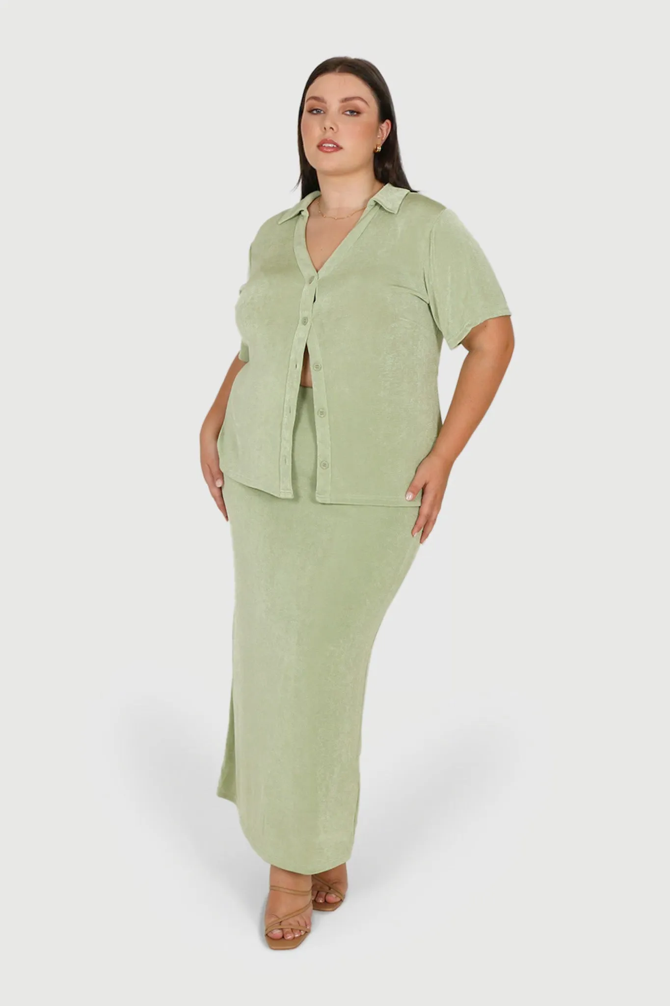 SOLA SKIRT SOFT GREEN