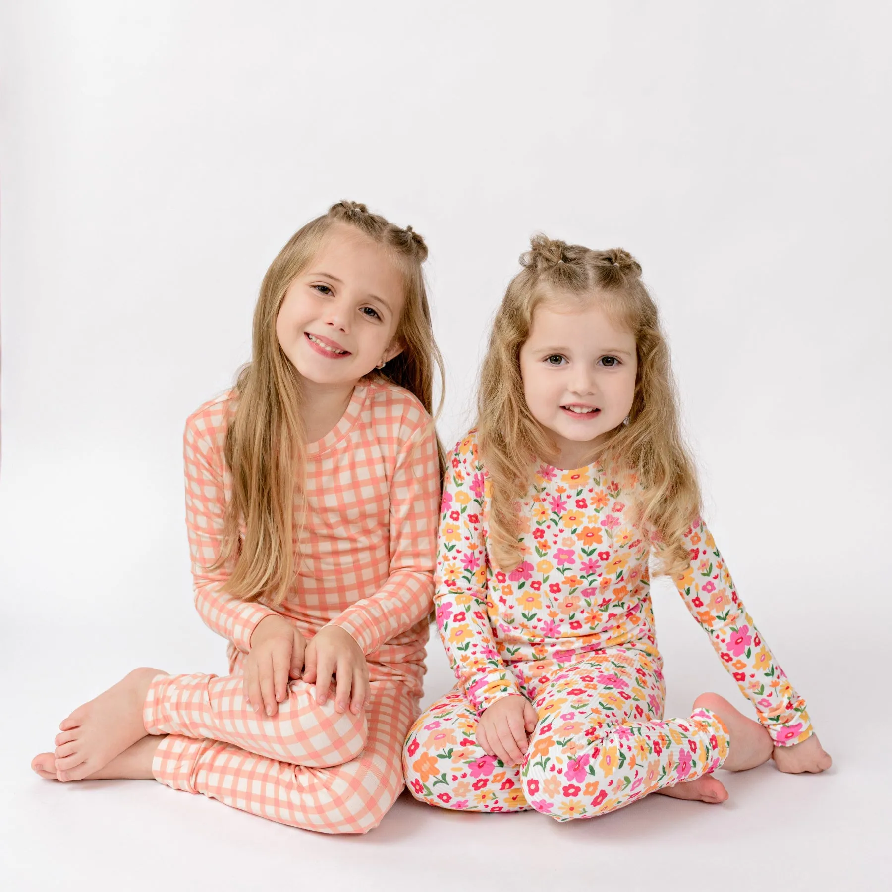 Summer Blooms Small Ribbed Two-Piece Set