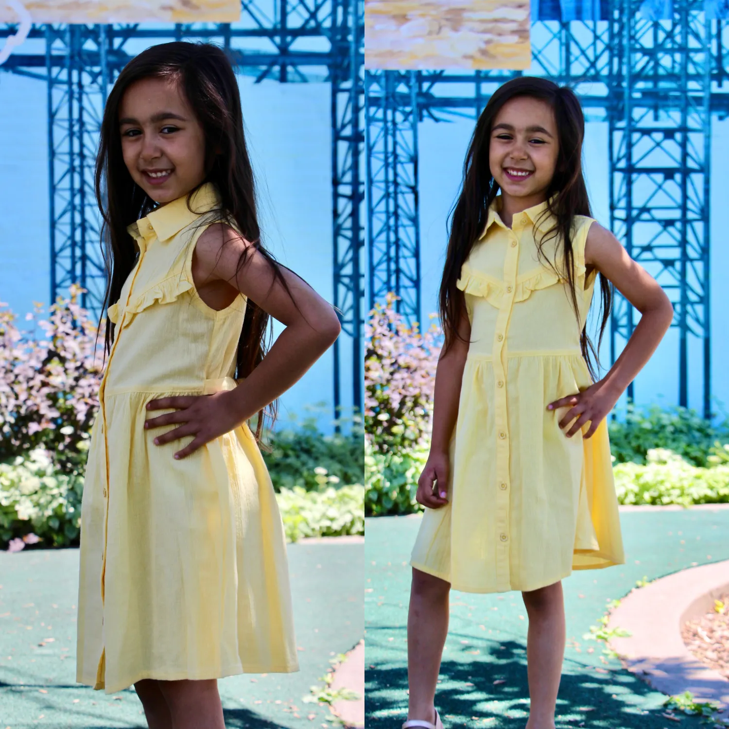 Sunny Summer's Cotton Girl Dress