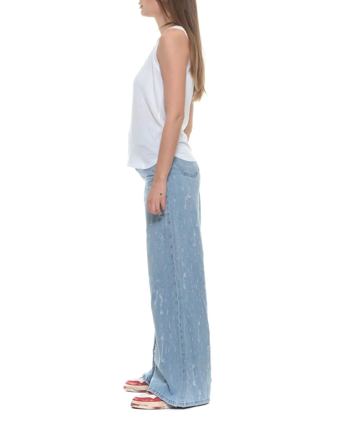 Tank top woman M296-FDE100 001 Majestic Filatures
