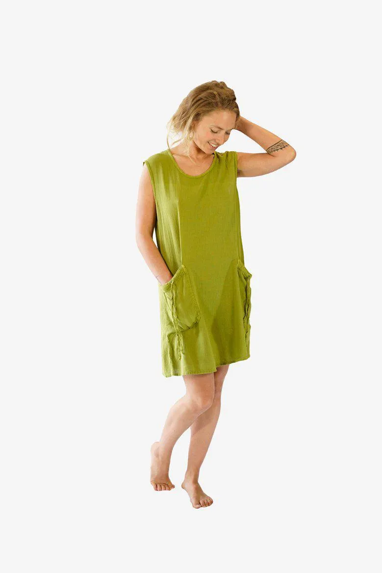 Two Pocket Cotton Dress