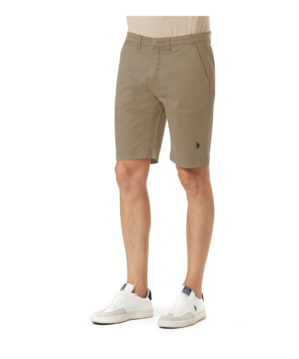 US POLO MENS COTTON CHINO SHORTS