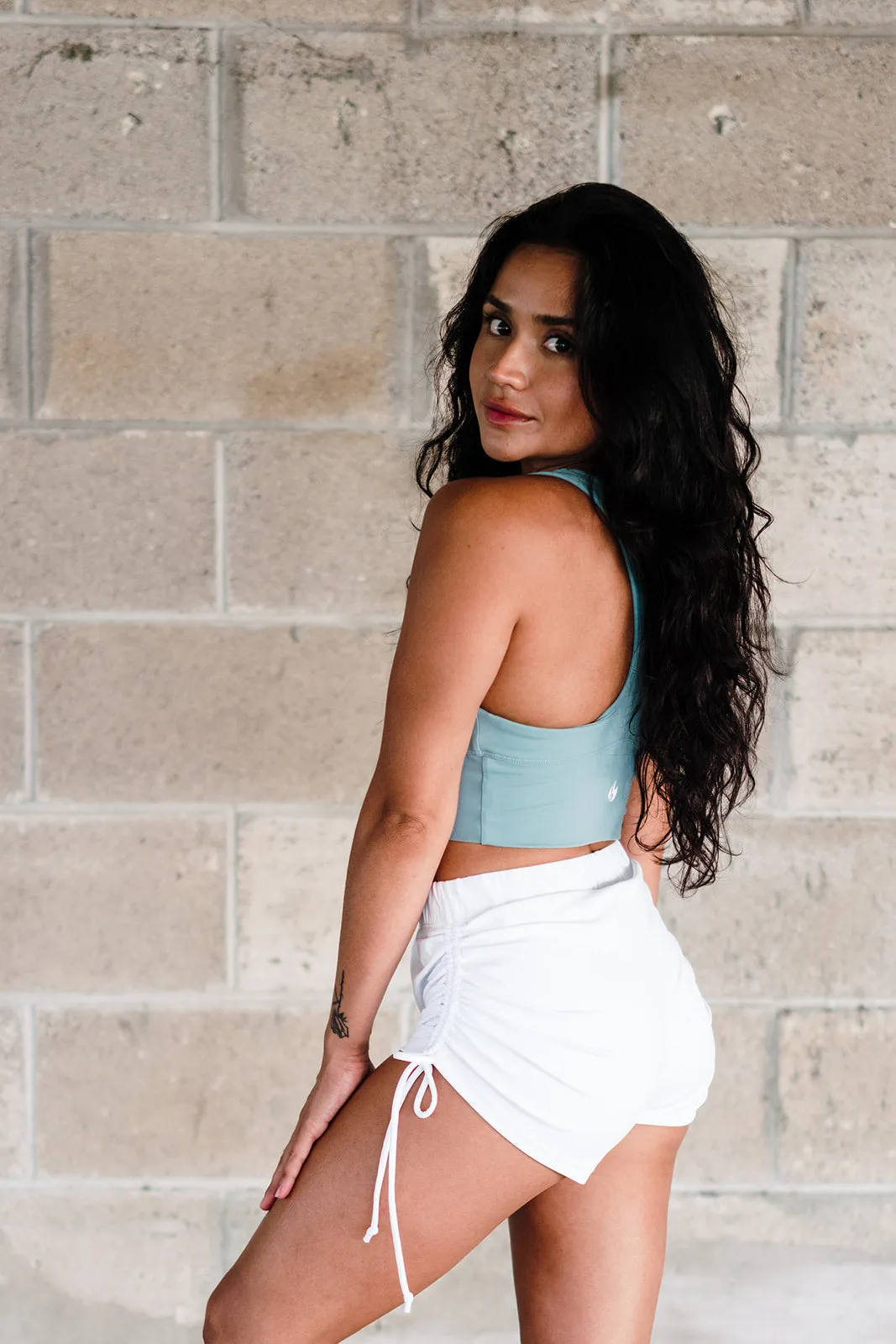 White String Shorts